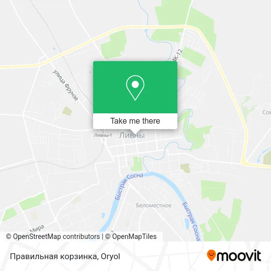 Правильная корзинка map