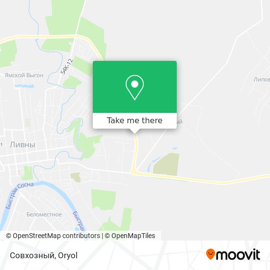 Совхозный map