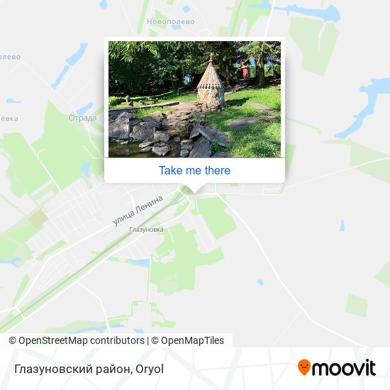 Глазуновский район map