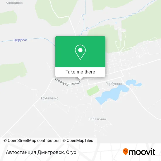 Автостанция Дмитровск map