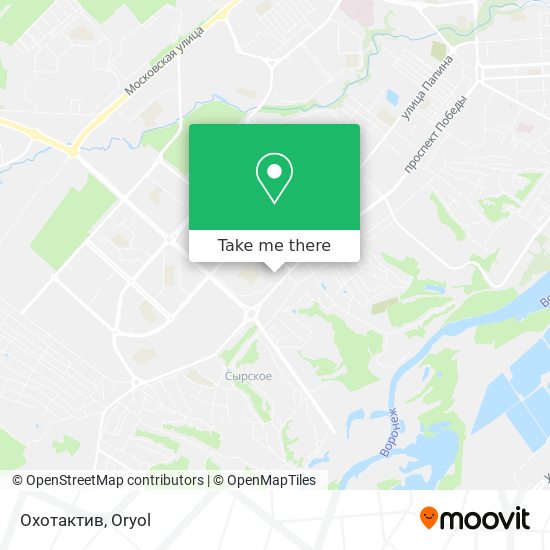 Охотактив map