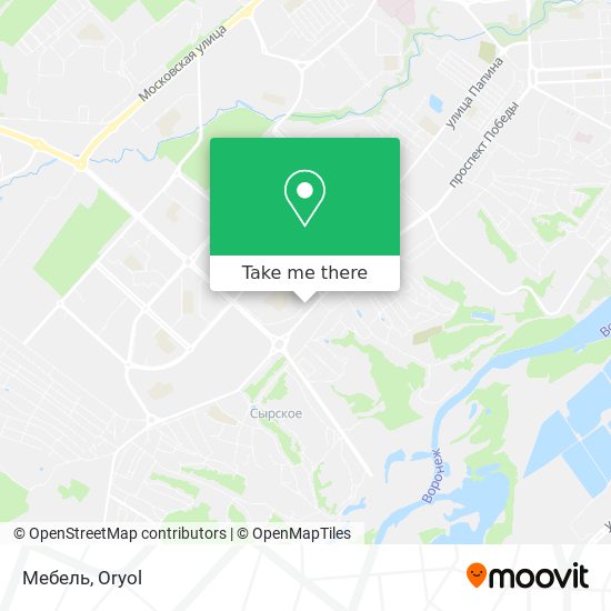 Мебель map