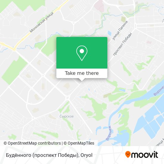 Будённого (проспект Победы) map