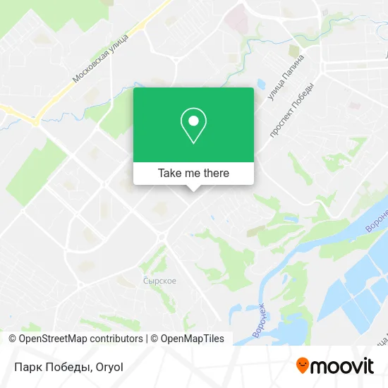 Парк Победы map