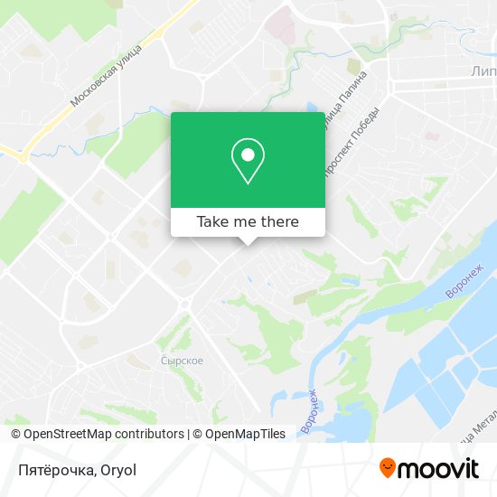 Пятёрочка map