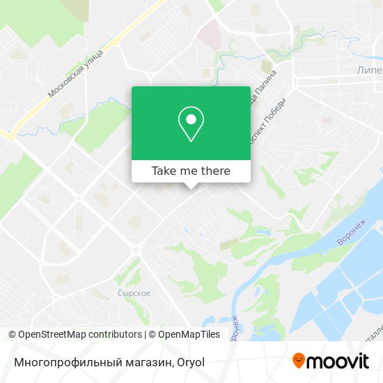 Многопрофильный магазин map