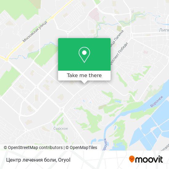 Центр лечения боли map