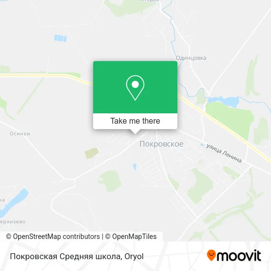 Покровская Средняя школа map