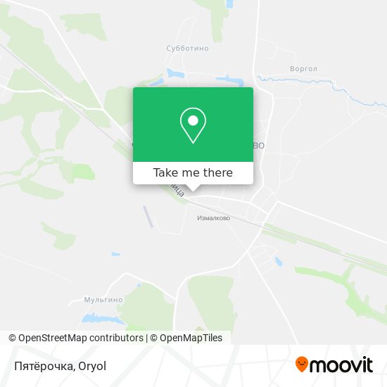 Пятёрочка map