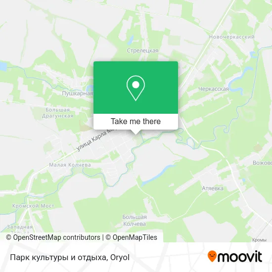 Парк культуры и отдыха map