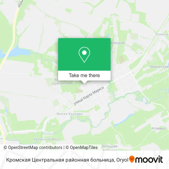 Кромская Центральная районная больница map