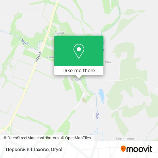 Церковь в Шахово map