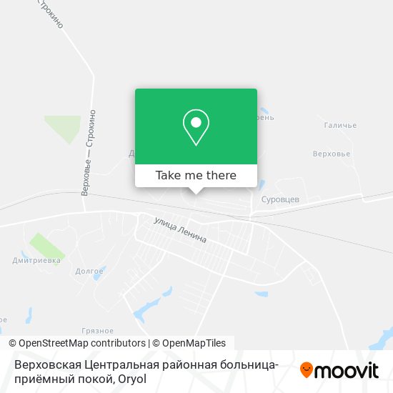 Верховская Центральная районная больница-приёмный покой map