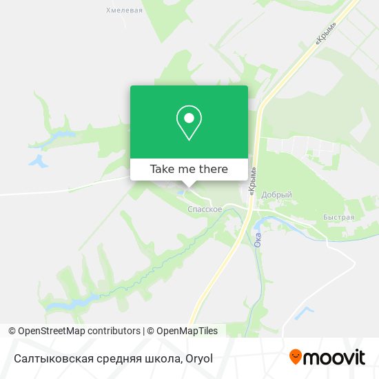 Салтыковская средняя школа map