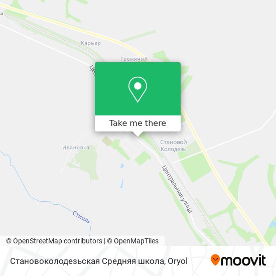 Становоколодезьская Средняя школа map