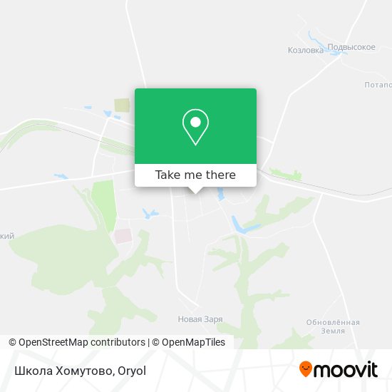 Школа Хомутово map