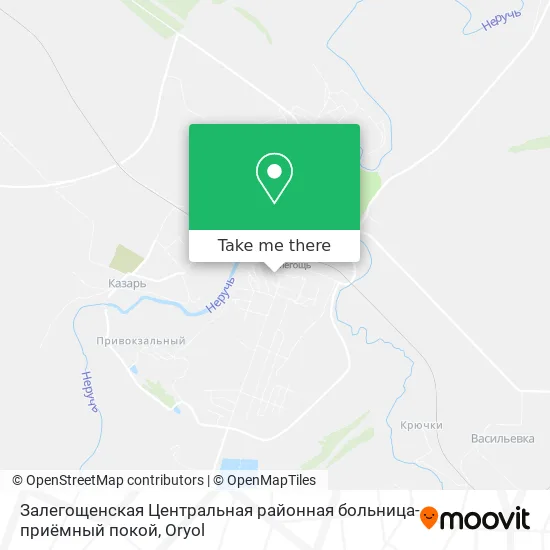 Залегощенская Центральная районная больница-приёмный покой map