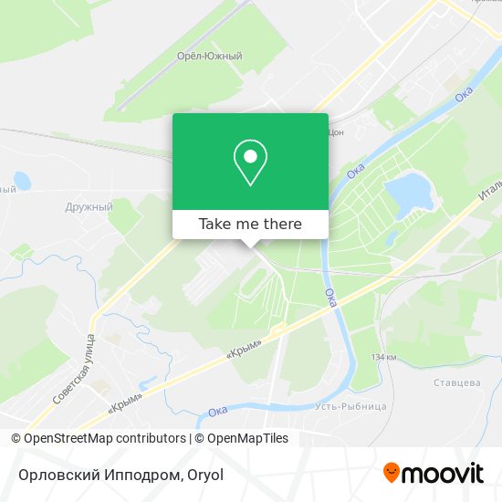 Орловский Ипподром map