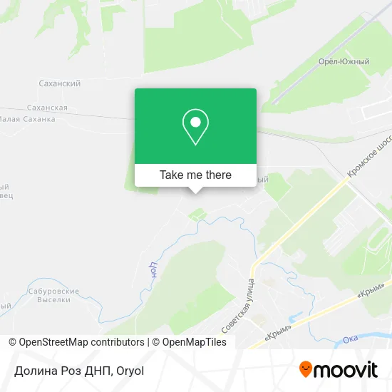 Долина Роз ДНП map