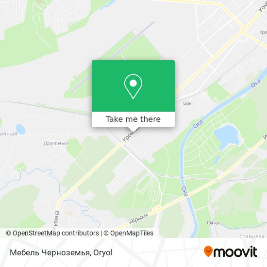 Мебель Черноземья map