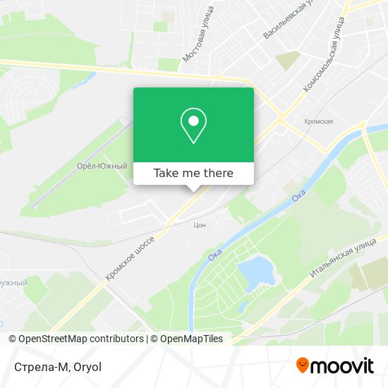 Стрела-М map