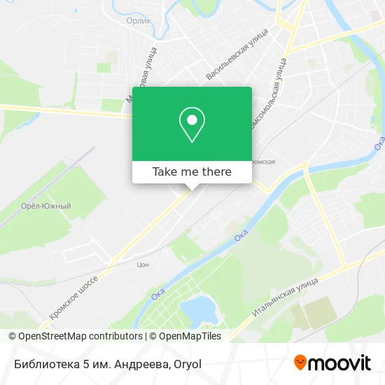Библиотека 5 им. Андреева map