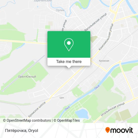Пятёрочка map