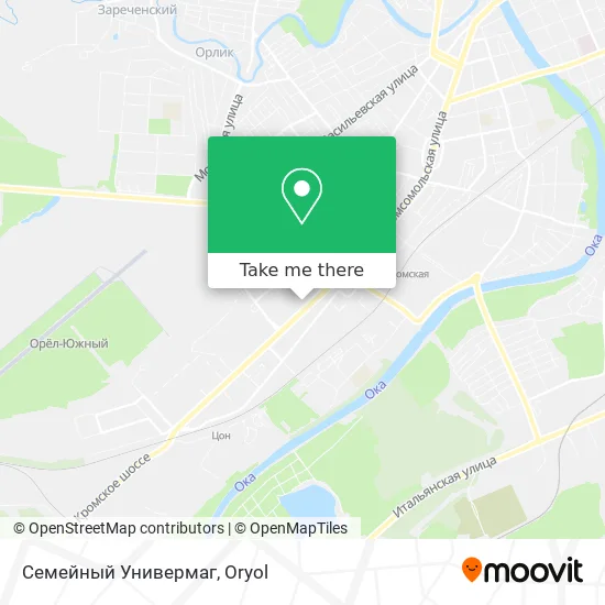 Семейный Универмаг map