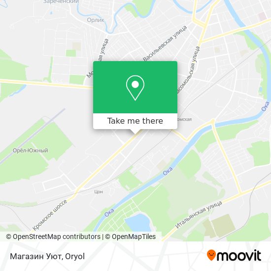 Магазин Уют map