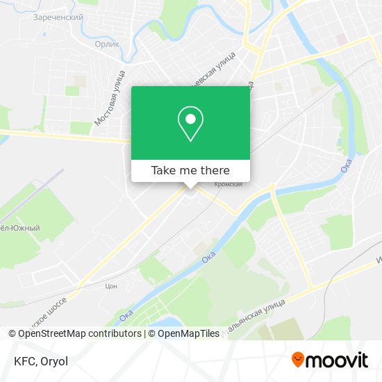 KFC map