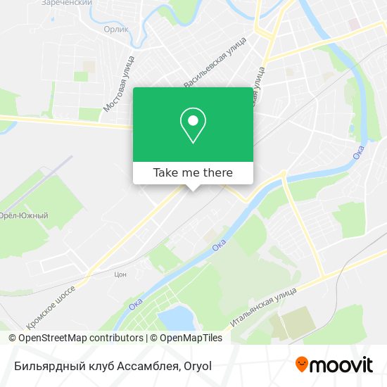 Бильярдный клуб Ассамблея map