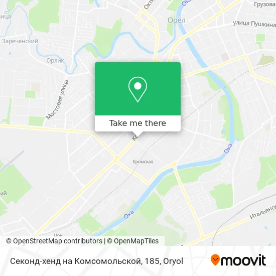 Секонд-хенд на Комсомольской, 185 map