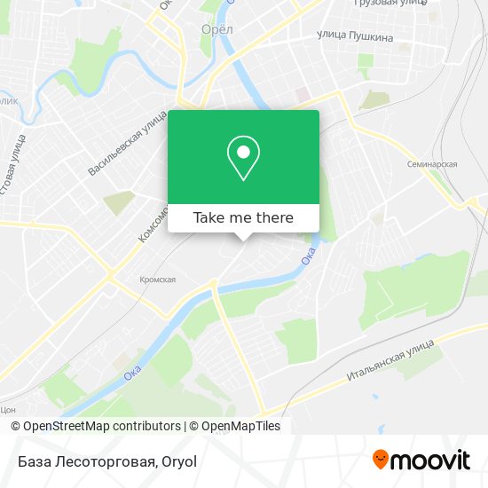 База Лесоторговая map