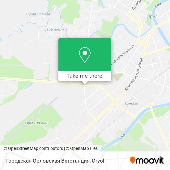 Городская Орловская Ветстанция map