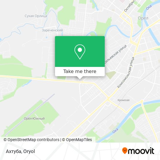 Ахтуба map