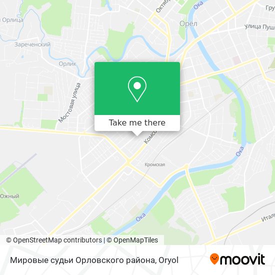 Мировые судьи Орловского района map