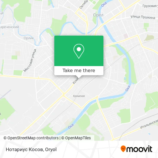 Нотариус Косов map