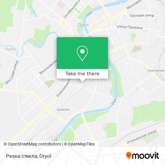 Резка стекла map