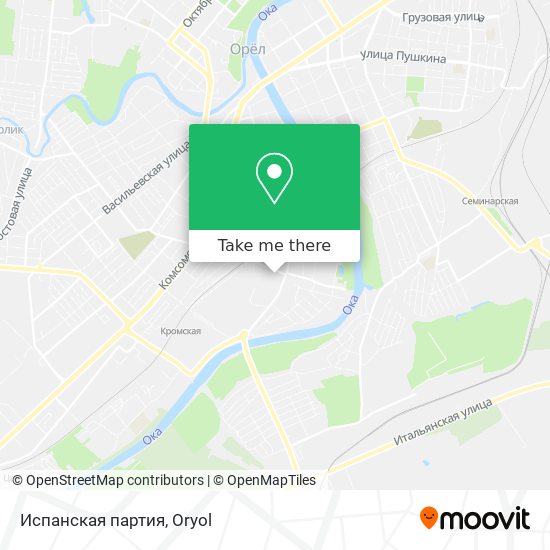 Испанская партия map