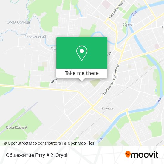Общежитие Гпту # 2 map