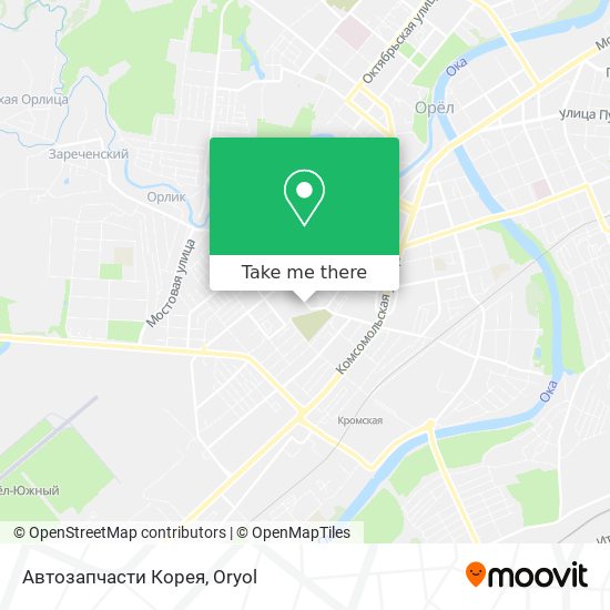 Автозапчасти Корея map