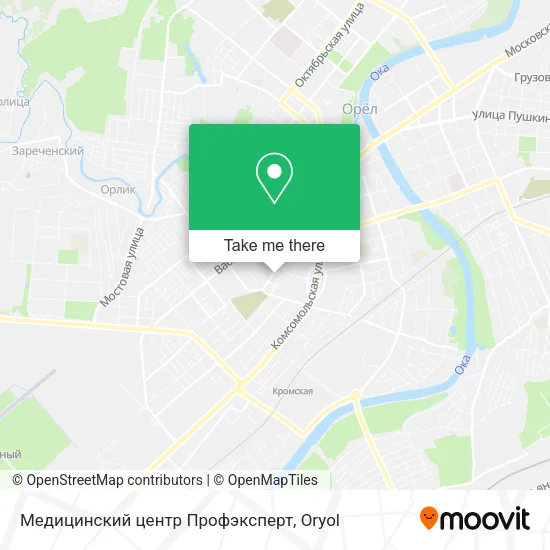 Медицинский центр Профэксперт map