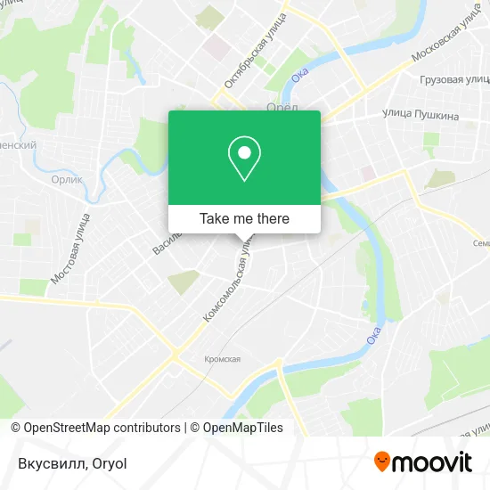 Вкусвилл map