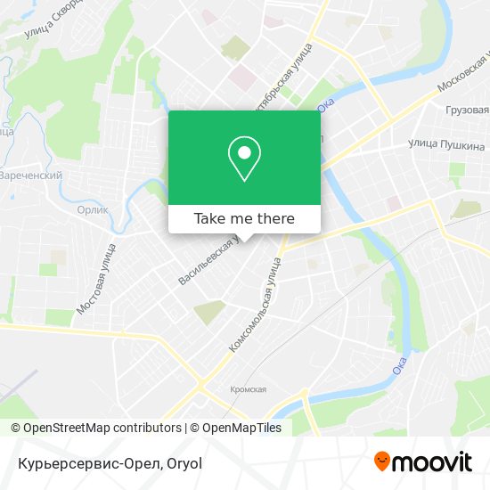 Курьерсервис-Орел map