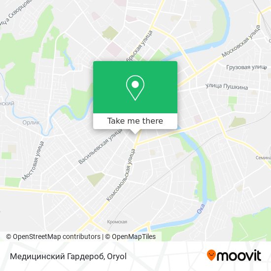 Медицинский Гардероб map