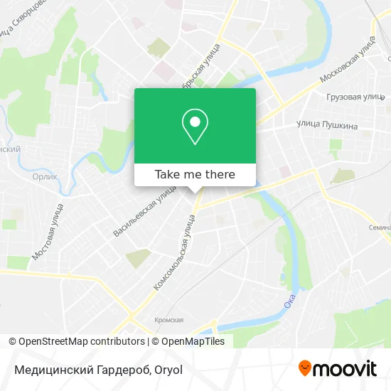 Медицинский Гардероб map