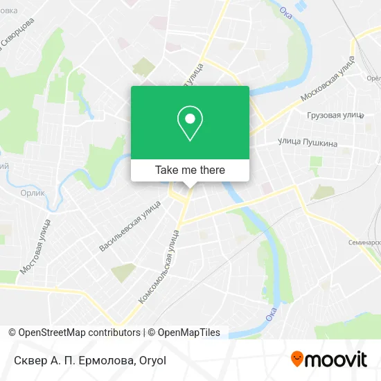 Сквер А. П. Ермолова map