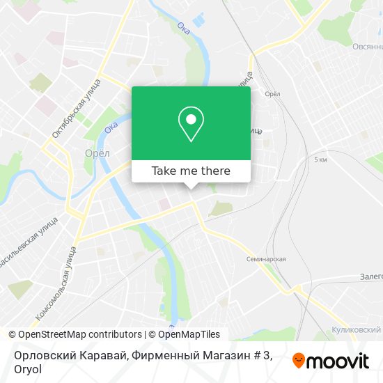 Орловский Каравай, Фирменный Магазин # 3 map
