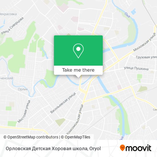 Орловская Детская Хоровая школа map