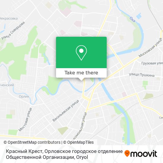 Красный Крест, Орловское городское отделение Общественной Организации map